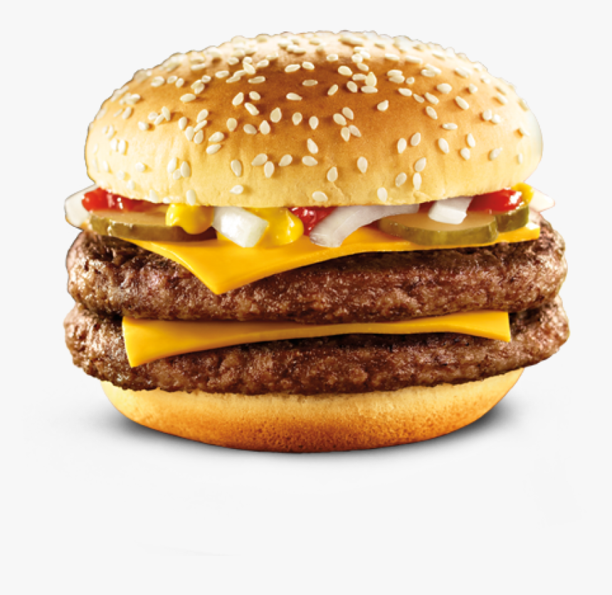 Transparent Quarter Pounder Png - Double Quarter Pounder Mc, Png Download, Free Download