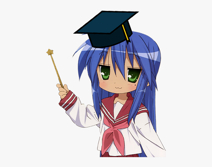 Sticker Konata Izumi Lucky Star Baton Universite Professeur - Konata Izumi Art, HD Png Download, Free Download