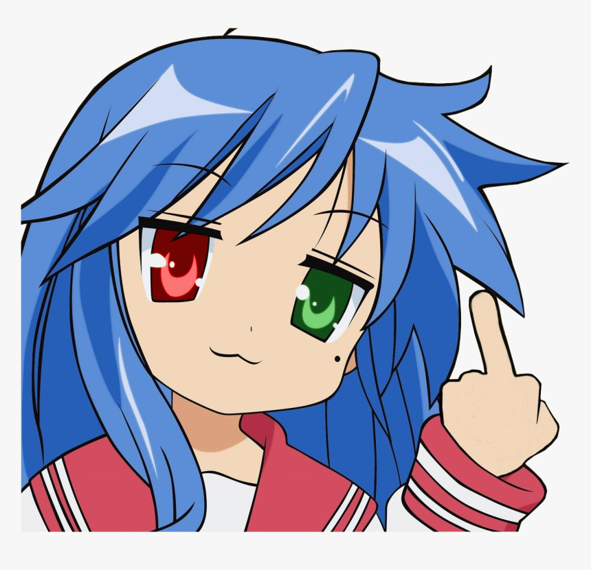 Photoshop Thread In Yo Face Post Pics Here And I Will - Anime Girl Middle Finger, HD Png Download, Free Download