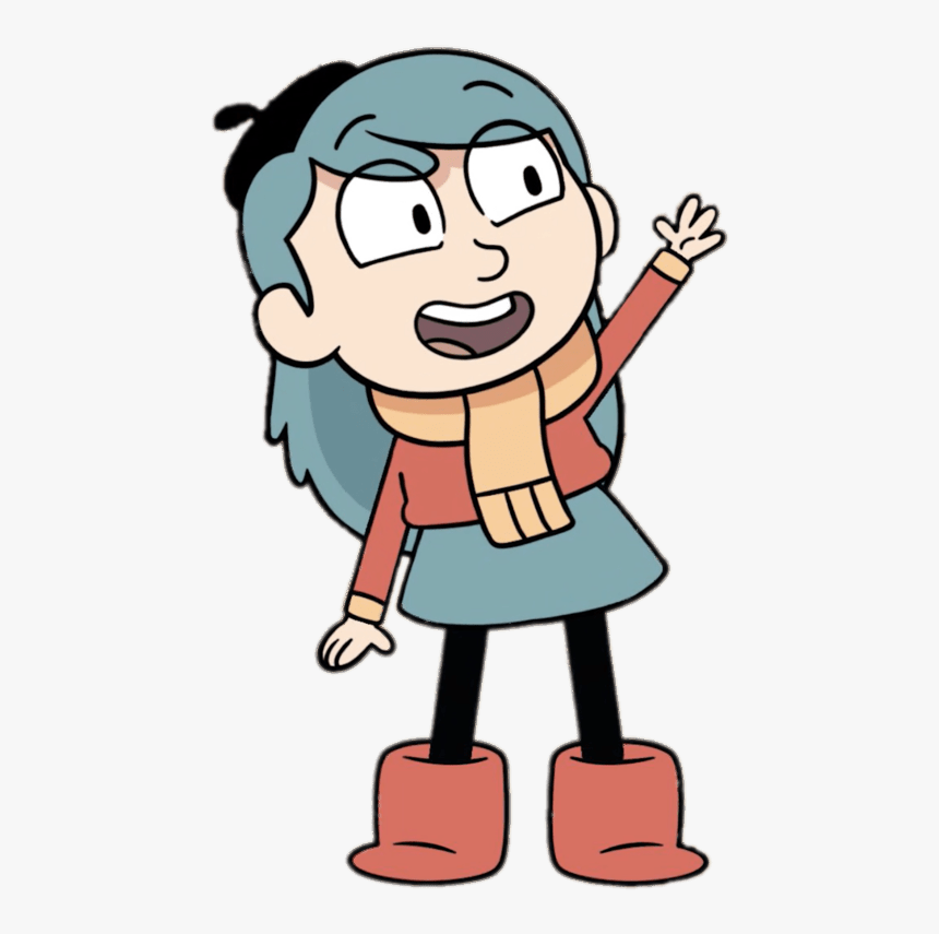 #hilda #netflix #hildanetflix #cartoon #girl #waving - Hilda Png, Transparent Png, Free Download