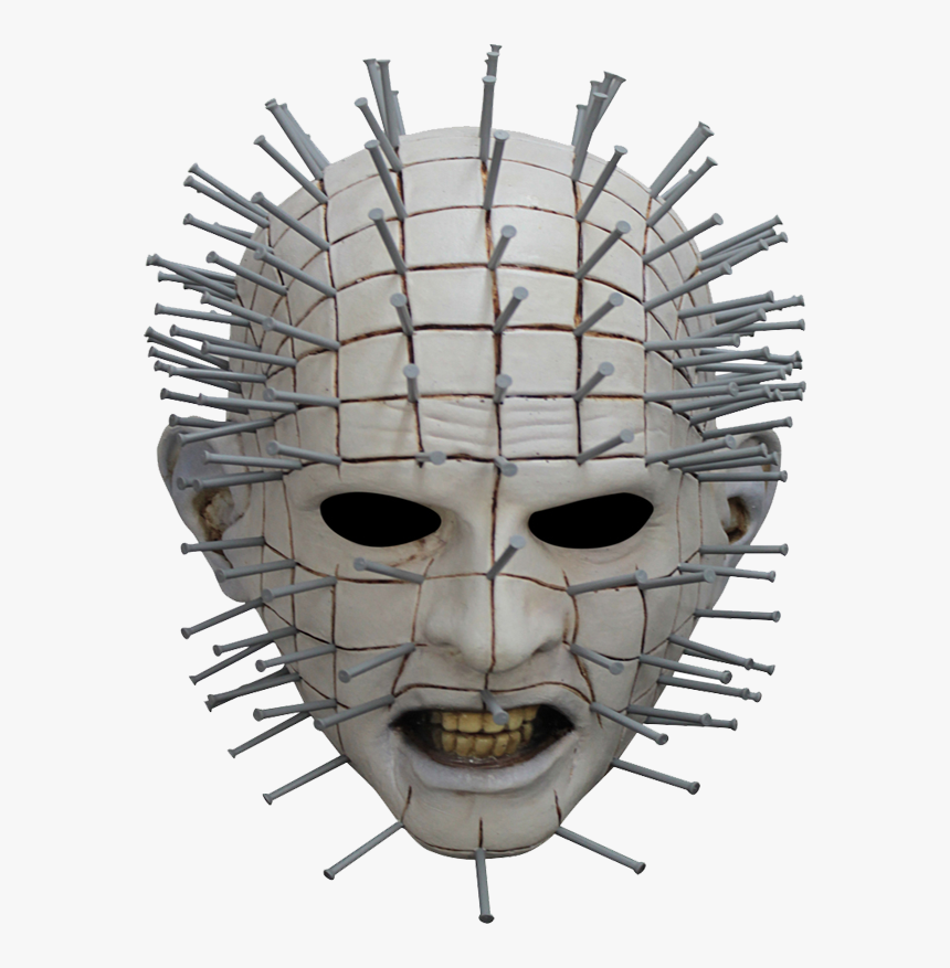 Pinhead Hellraiser Mask Cenobite Costume - Hellraiser Mask, HD Png Download, Free Download