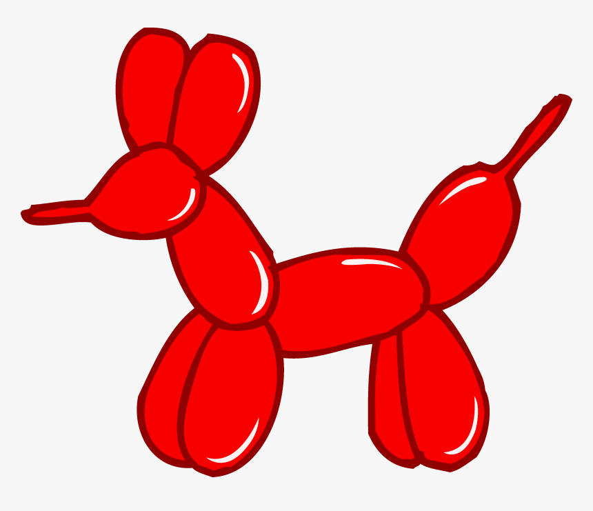 Animal Cartoon - Cute Balloon Animal Clipart, HD Png Download, Free Download