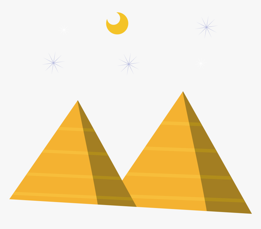 Egyptian Pyramids Clip Art - Egypt Pyramid Clip Art, HD Png Download, Free Download