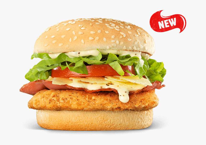 Tendercrisp Caesar - Hungry Jacks Caesar Burger, HD Png Download, Free Download