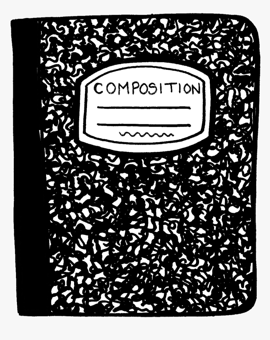 Png Free Library Black And White Notebook Clipart Transparent Png Kindpng