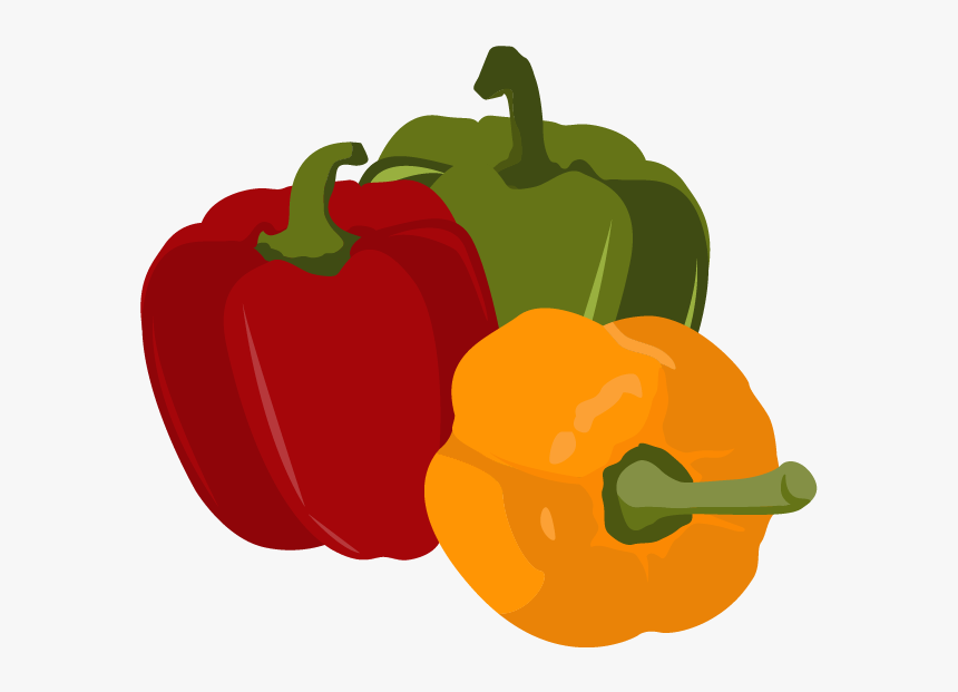 Transparent Bell Pepper Clipart - Red Bell Pepper, HD Png Download, Free Download