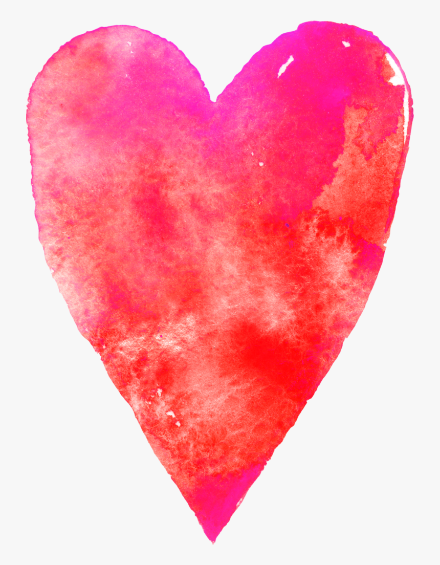 Watercolor Blue Heart Png, Transparent Png, Free Download
