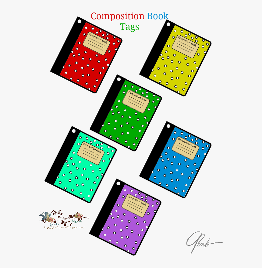 Composition Book Png, Transparent Png, Free Download