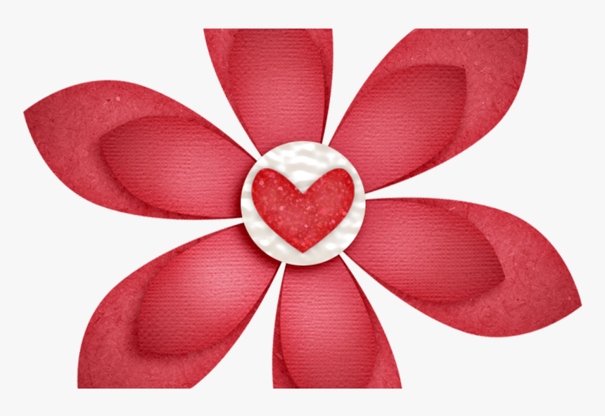 My Valentine Flower Clipart Flowers, Flower Clipart, - Heart, HD Png Download, Free Download