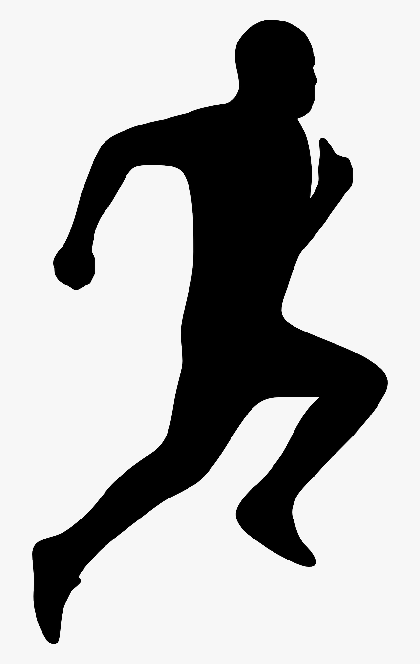 Transparent Runner Silhouette Png - Male Runner Silhouette, Png Download, Free Download