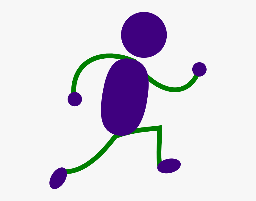 Transparent People Running Clipart - Men Running Stick Figure, HD Png Download, Free Download