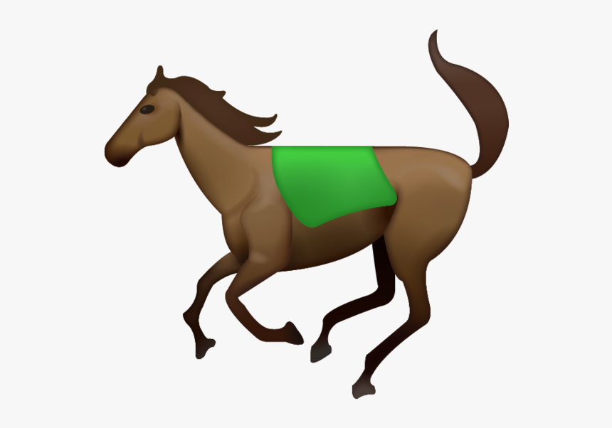 Download Running Horse Iphone Emoji Icon In Jpg And - Iphone Horse Emoji, HD Png Download, Free Download