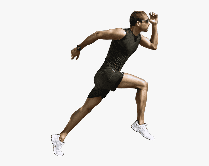 Guy-running Coach K - Guy Running Png, Transparent Png, Free Download