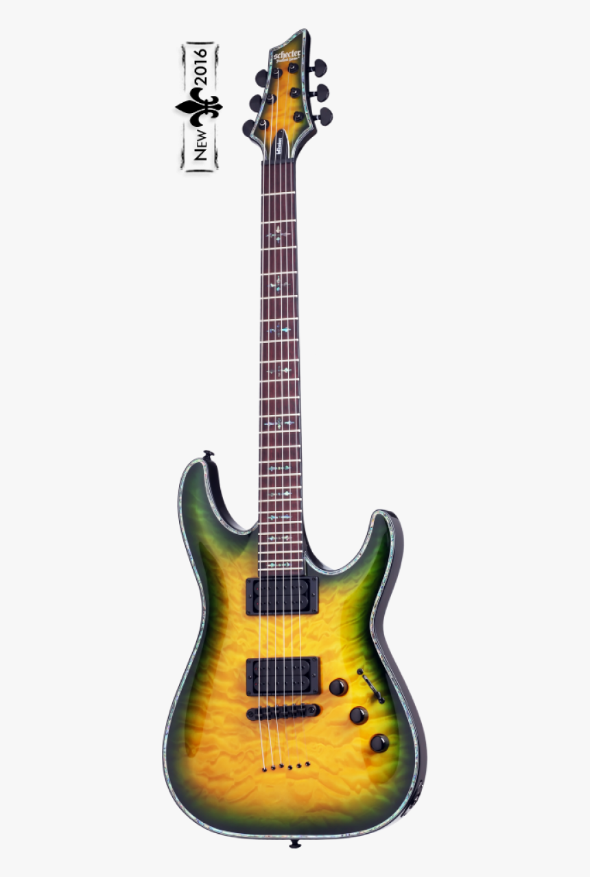 Schecter Guitar Hellraiser C-1 P Dragon Burst - Schecter Apocalypse, HD Png Download, Free Download