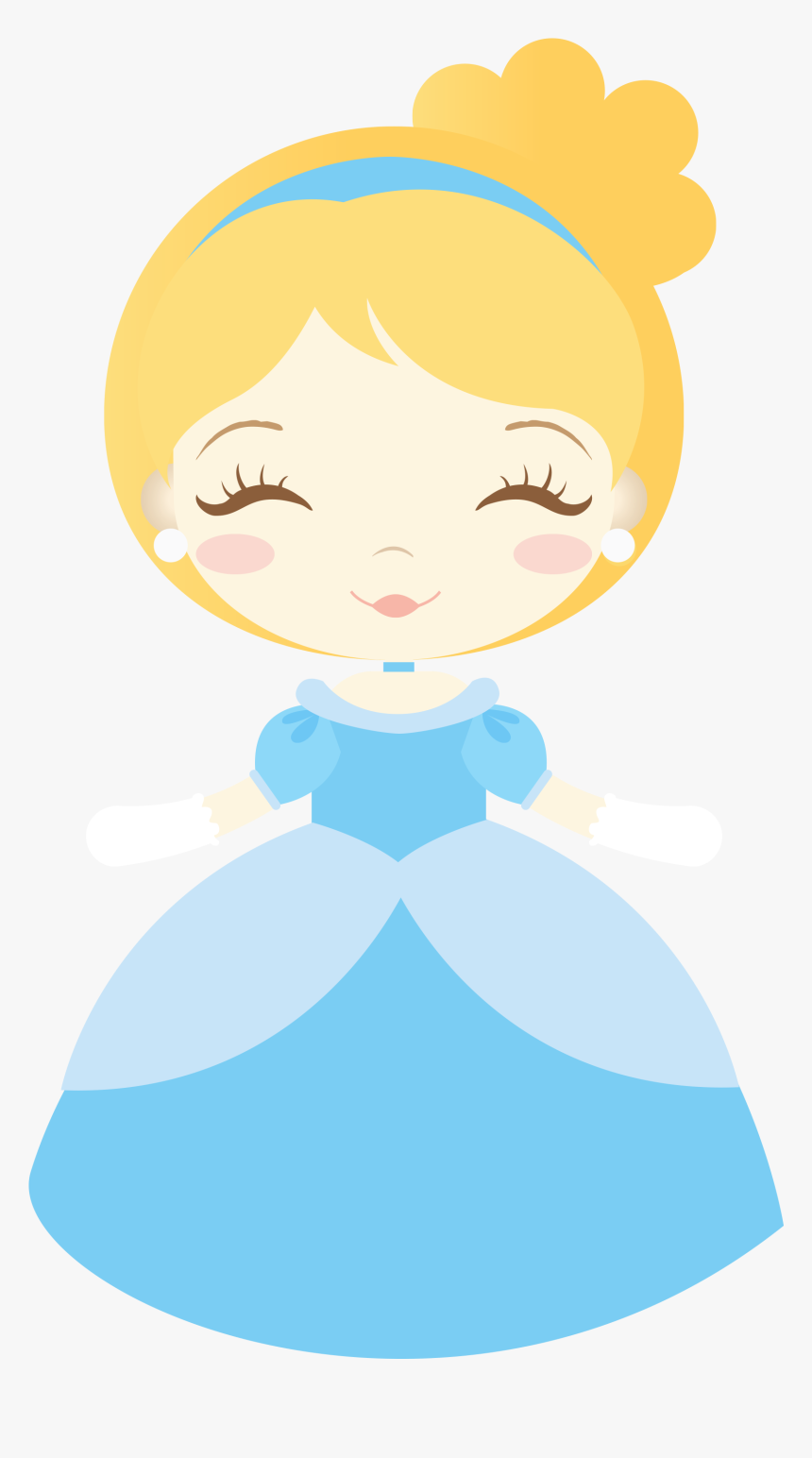 Collection Of Free Cinderella - Cute Baby Cinderella Cartoon, HD Png Download, Free Download