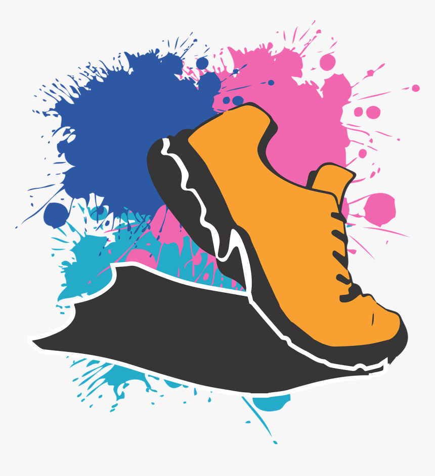 Cartoon Running Shoes, HD Png Download, Free Download