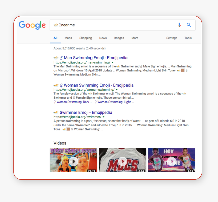 Google Searching With Emojis - Google, HD Png Download, Free Download