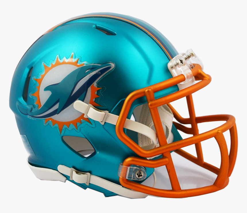 Miami Dolphins Helmet Blaze Alternate Speed Transparent - Nfl Miami Dolphins Helmet, HD Png Download, Free Download