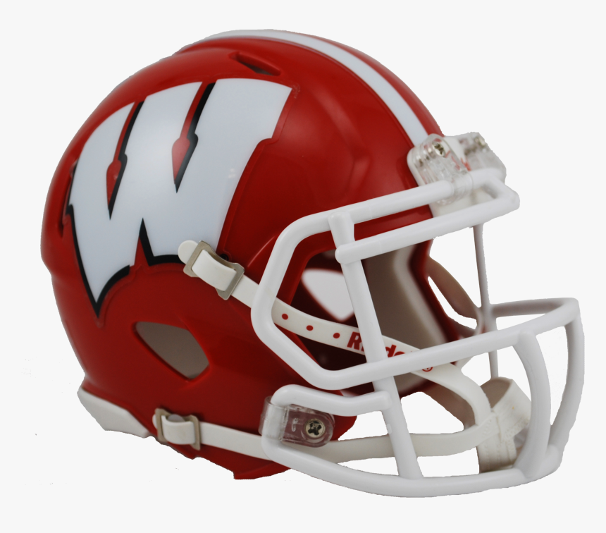 Wisconsin Badgers Red Riddell Mini Speed Helmet - Rutgers Helmet Png, Transparent Png, Free Download