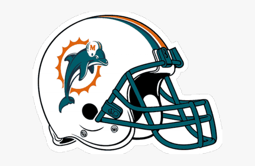 Transparent Miami Dolphins Clipart - Miami Dolphins Helmet Clipart, HD Png Download, Free Download