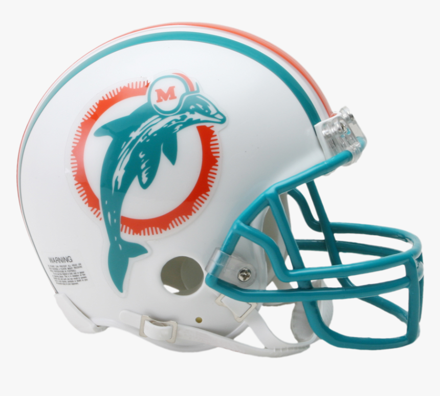 Miami Dolphins Vsr3 Mini Throwback Helmet - Cardinals Helmet, HD Png Download, Free Download