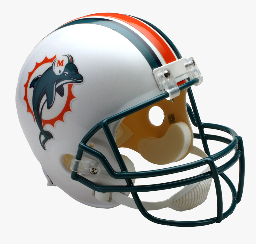 Miami Dolphins Vsr4 Replica Throwback Helmet - New England Patriots Throwback Helmet, HD Png Download, Free Download