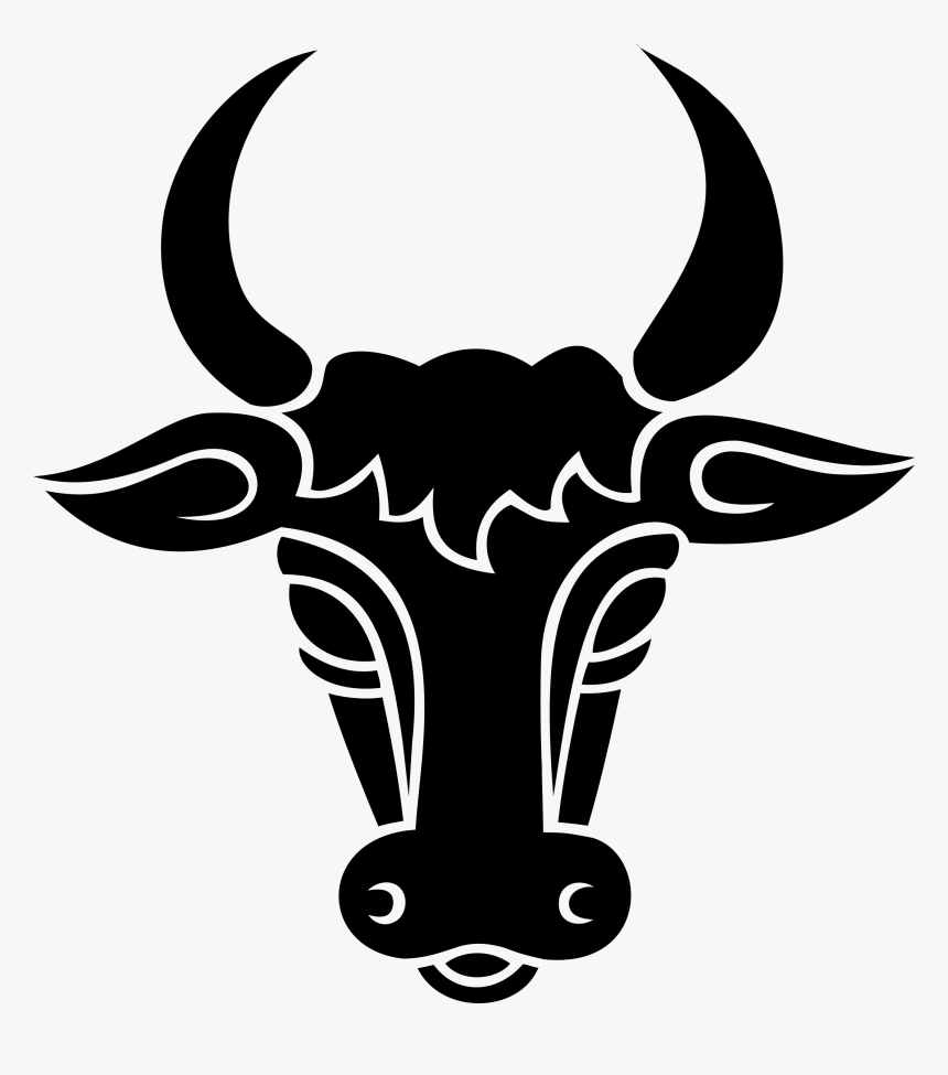 Bull"s Head 3 Clip Arts - Bulls Head Silhouette Png, Transparent Png, Free Download