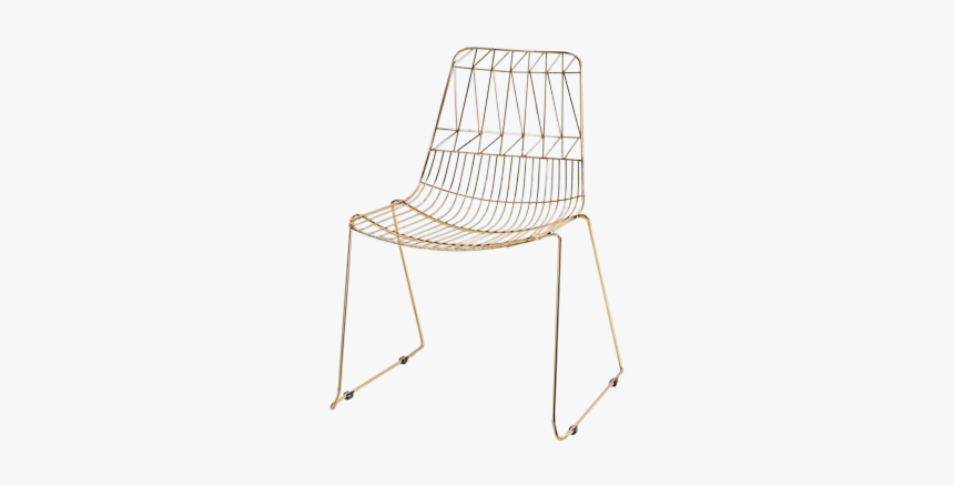 Gold Simplicity Wire Chair Hire - Windsor Chair, HD Png Download, Free Download
