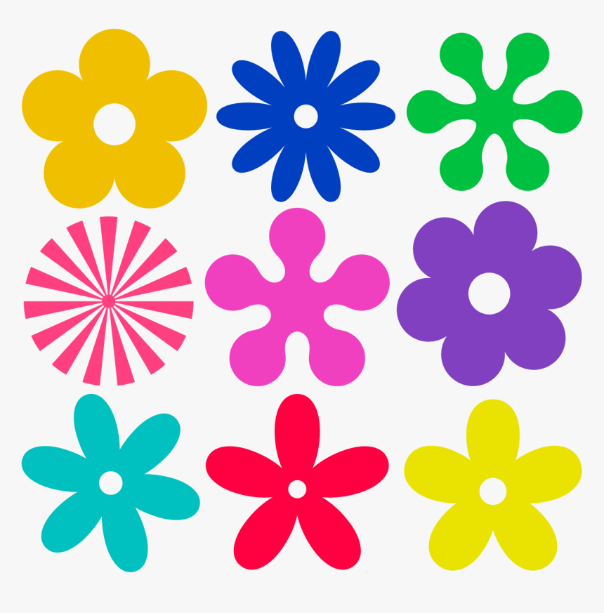 Download Flowers Vectors Free Png Photo Images And - Retro Flower, Transparent Png, Free Download
