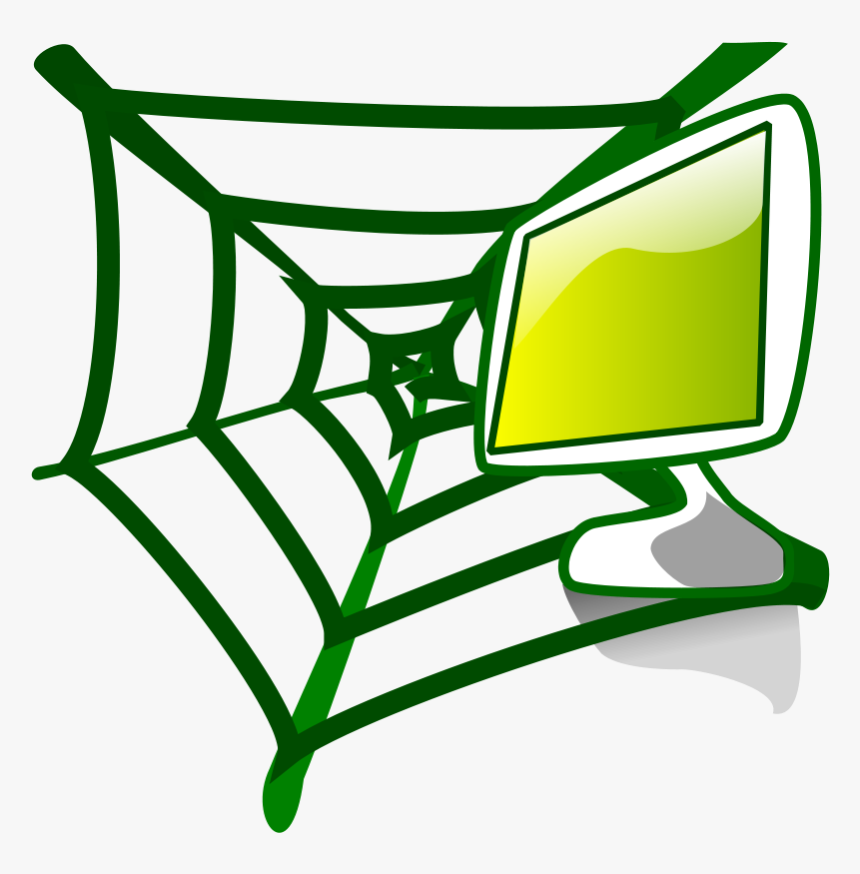 Spider Web Png Green Clipart , Png Download - Spider Web Cartoon Png, Transparent Png, Free Download