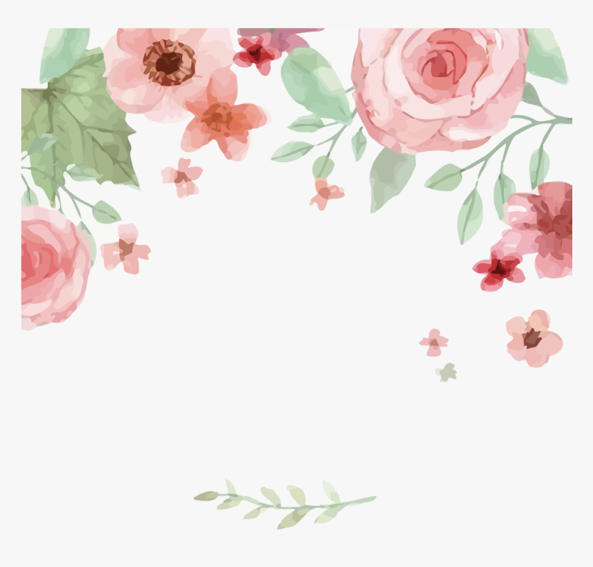 Watercolor Flower Vector Png - Transparent Background Watercolor Flowers Png, Png Download, Free Download