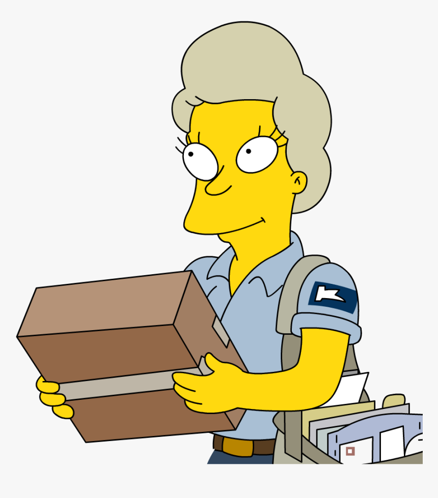 Person Frames Illustrations Hd - Female Mailman, HD Png Download, Free Download