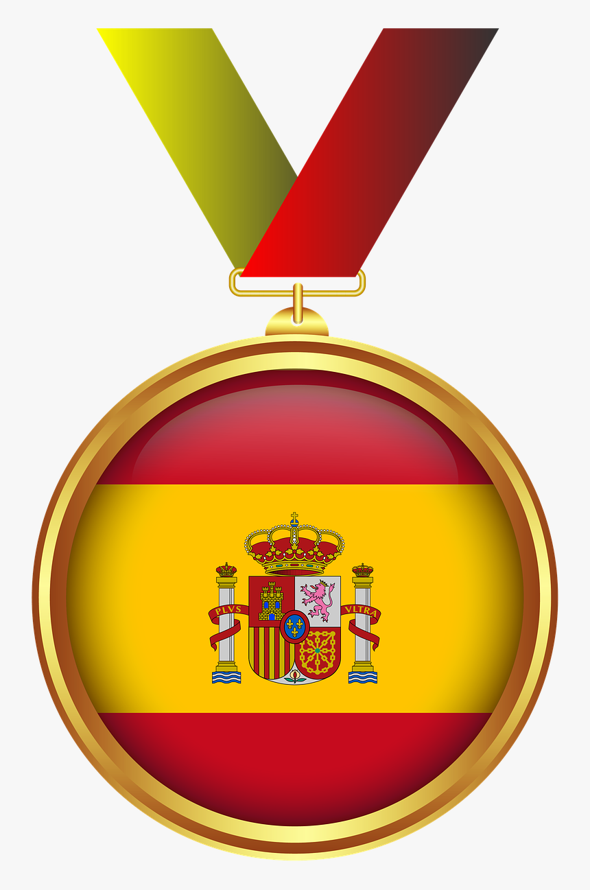 Medal Gold Tape Free Picture - Spain Flag, HD Png Download, Free Download