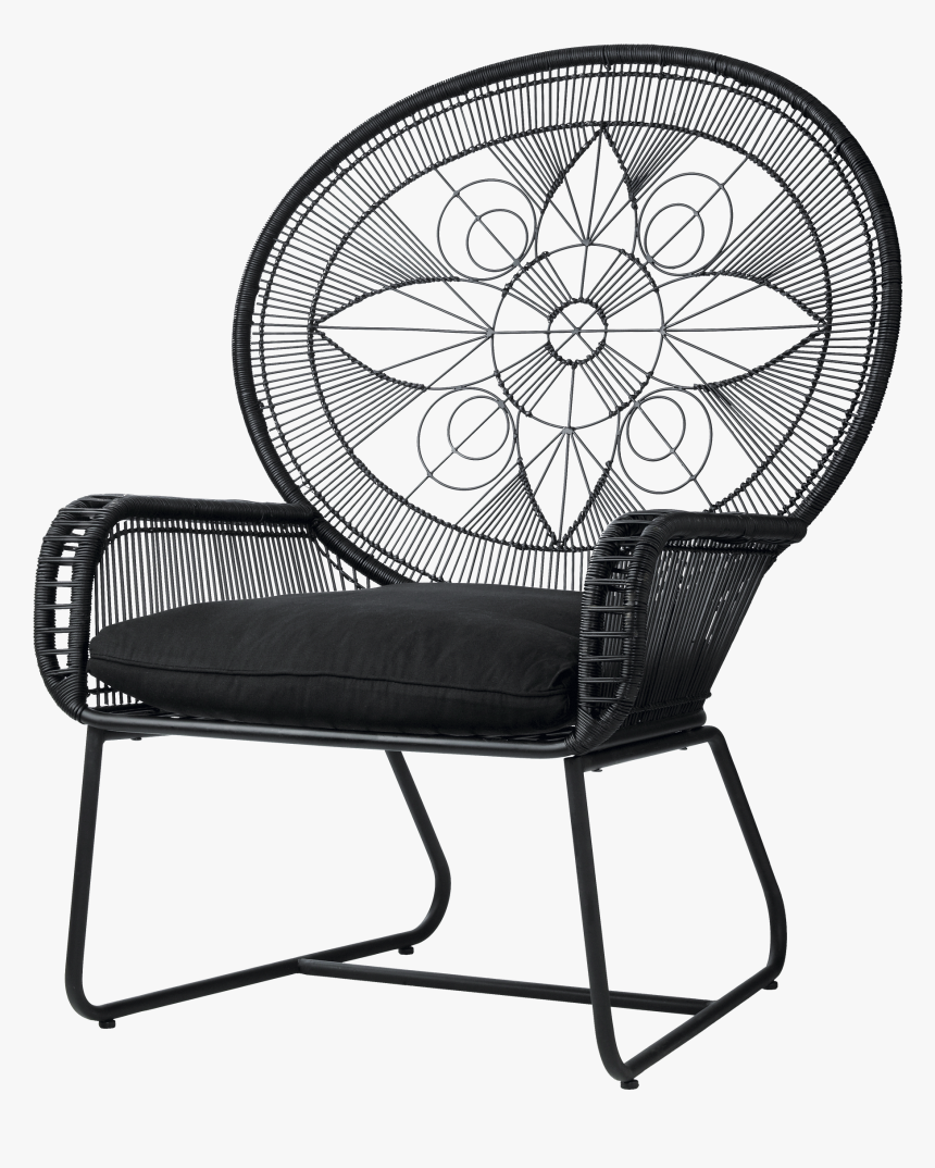 Habitat Sura Chair In Rattan Wrapped Steel With Cotton - Transparent Rattan Chair Png, Png Download, Free Download