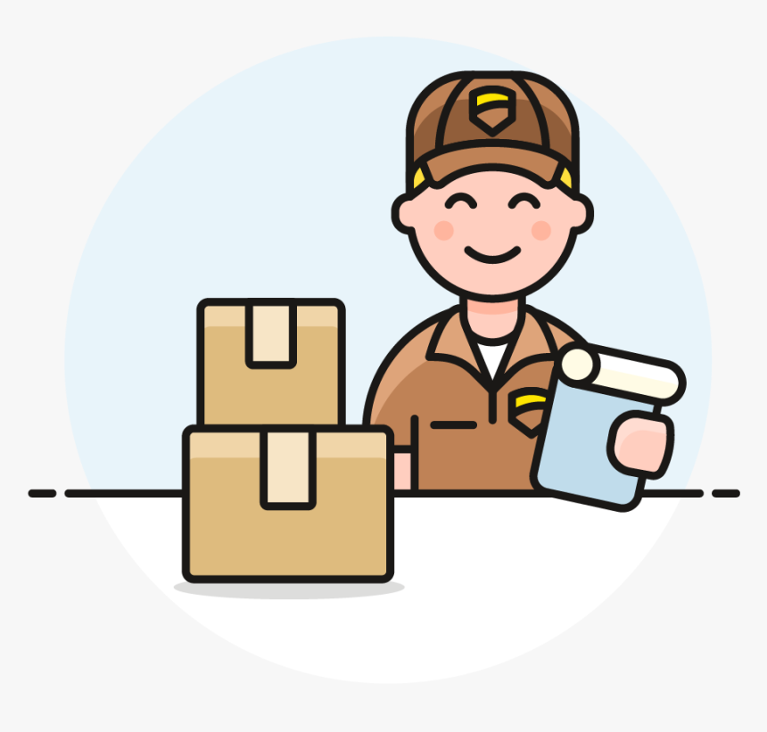 30 Mailman Male Caucasian - Clip Art, HD Png Download, Free Download