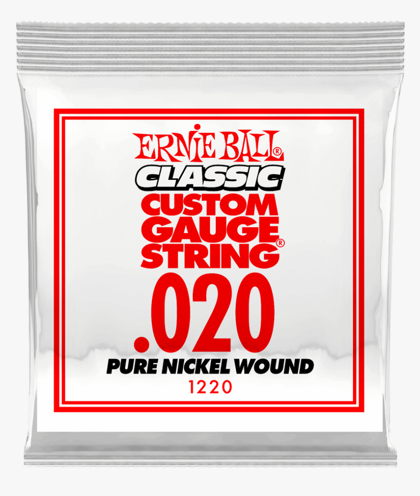 020 Classic Pure Nickel Wound Electric Guitar Strings - Ernie Ball, HD Png Download, Free Download