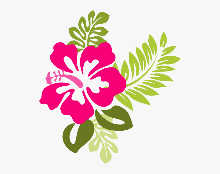 Hibiscus Clipart Different Flower - Transparent Background Hawaiian Flower Clipart, HD Png Download, Free Download