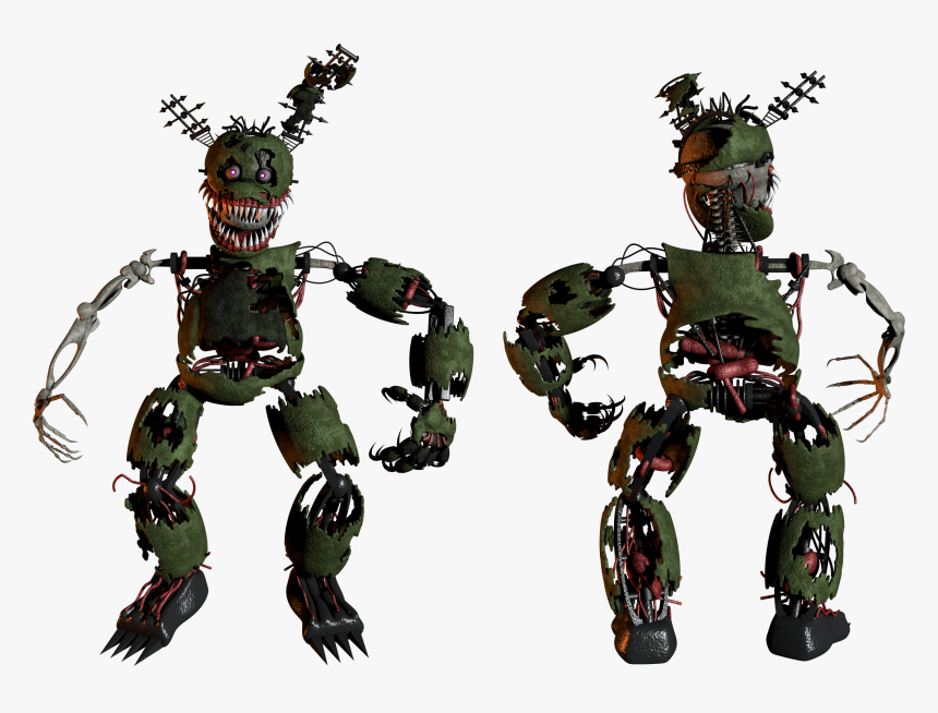 Mecha,fictional Combat,orc - Fan Made Springtrap Model, HD Png Download, Free Download