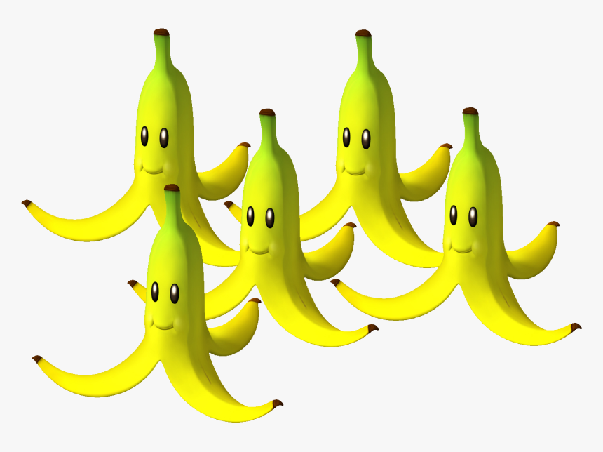 Banana Clipart Birthday - Mario Kart Banana Bunch, HD Png Download, Free Download