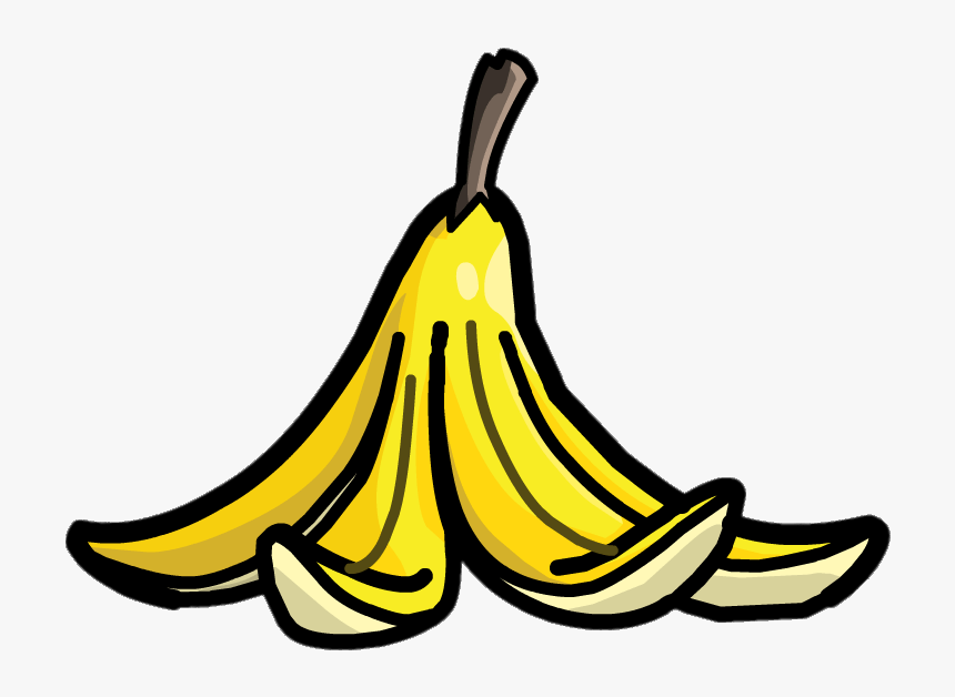 Banana Peel Clipart - Banana Peel Png Free, Transparent Png, Free Download