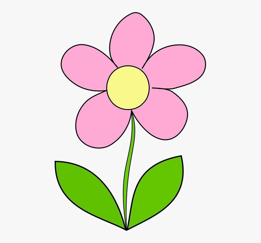 Free Vector Graphic - Pink Clip Art Flower, HD Png Download, Free Download