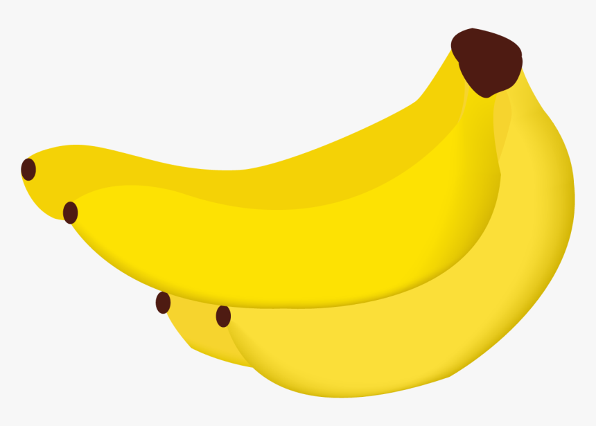 Banana Clip Art 8 - Yellow Banana Clipart Png, Transparent Png, Free Download