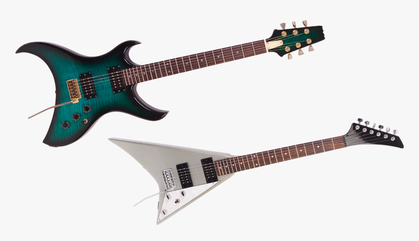 Aria Pro Ii Urchin Deluxe V & Jackson Rhoads (2017-11 - New Types Of Guitar, HD Png Download, Free Download