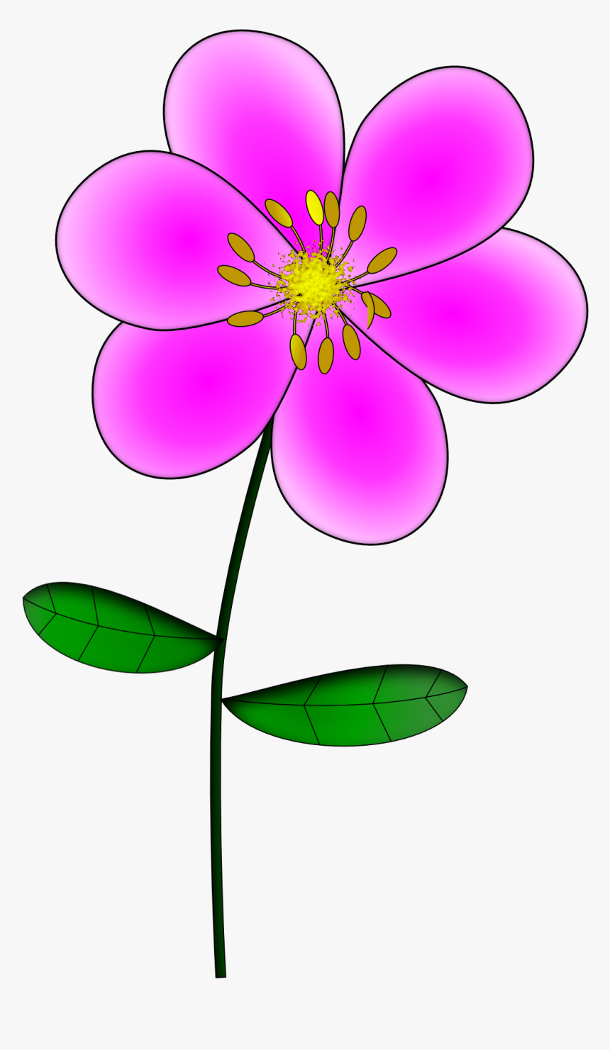 Snapdragon Clipart Little Flower - Hinh Bong Hoa Nho, HD Png ...