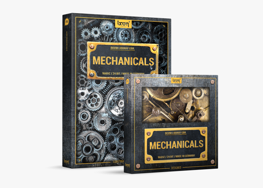 Mechanical Sound Effects Library Product Box Mechanicals - Boom Library Mechanicals Construction Kit, HD Png Download, Free Download