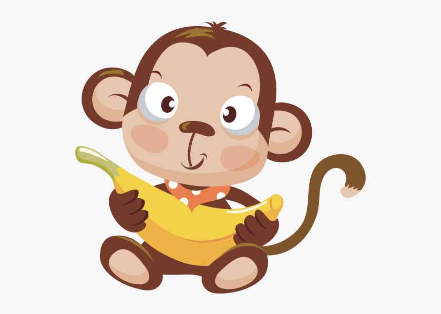 Clip Art Monkey Banana Clipart - Baby Shower Game Baby Food, HD Png Download, Free Download