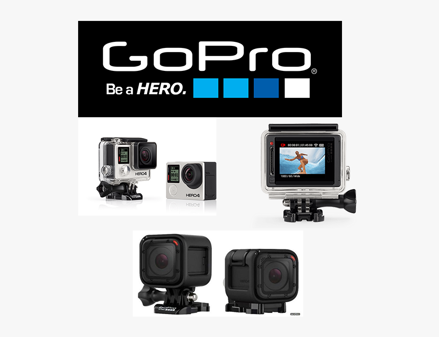 Service Gopro - Gopro Hero4 - Black Edition - Motorsport - Gopro Be A Hero Logo, HD Png Download, Free Download