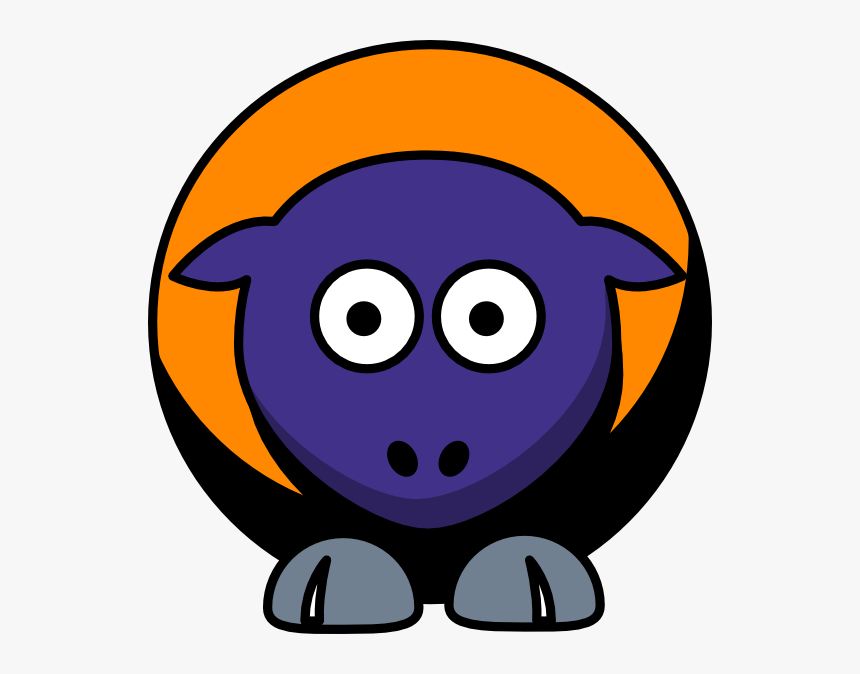 Sheep Phoenix Suns Team Colors Svg Clip Arts - Sheep Cartoon Png Transparent, Png Download, Free Download