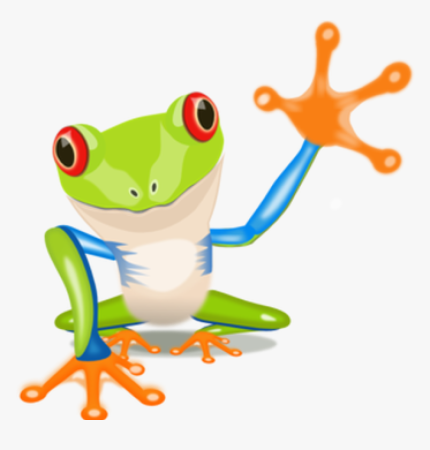 Green Frog Clipart - Tree Frog Clipart, HD Png Download, Free Download