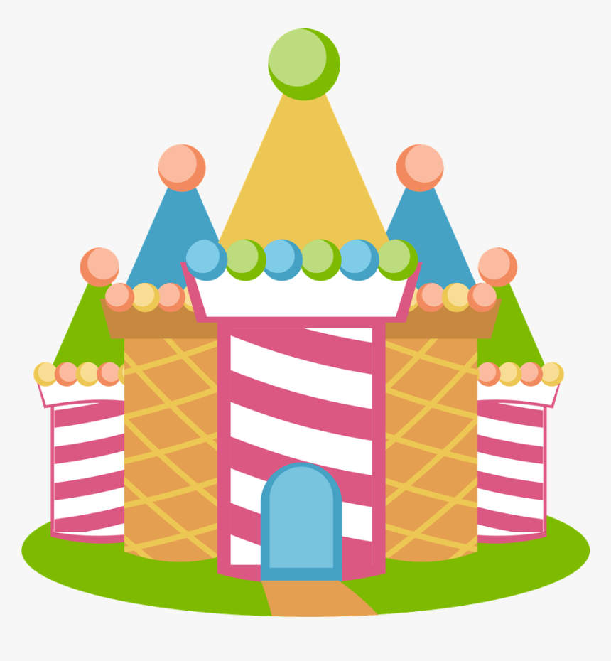 Candy Castle Clipart 2 By Felicia - Candyland Clipart, HD Png Download, Free Download